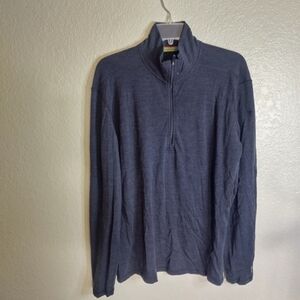 Smartwool Classic Thermal Merino Base Layer 1/4 Zip Sz Xl